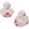 2″ Valentine’s Day Lip Glitter Rubber Ducks – 12 pieces