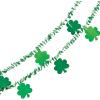Fun Express – Flower Garland with Shamrocks for St. Patrick’s Day – Party Decor – Hanging Decor – Garland – St. Patrick’s Day – 1 Piece