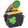 Fun Express Leprechaun Pot of Gold Treat Boxes Party Favors – 12 Small Gift Boxes with Handles for St Patricks Day Decorations | Green Gable Boxes for Candy, Goody Bags & Birthday Treats