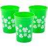 Fun Express St. Patrick’s Day Shamrock & Clover Reusable Plastic Cups 10 oz – 12 Ct