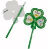 Fun Express Trinity Shamrock Pencil St. Patrick’s Day Handouts with Religious Card for 24
