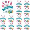 Hoppy Easter Sign Mobile Craft Kit – 12 – Crafts for Kids and Fun Home Activities