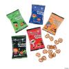 Oriental Trading Halloween Pretzel Packets 48 Individual Snack Packs – Healthy Non-Candy Halloween Treats for Kids Trick or Treat Bags | Mini Pretzels Individually Wrapped for School & Parties