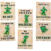 Valentine’s Day Army Guy Cards with Erasers – Set of 24