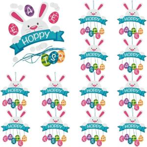 Hoppy Easter Sign Mobile Craft Kit – 12 – Crafts for Kids and Fun Home Activities