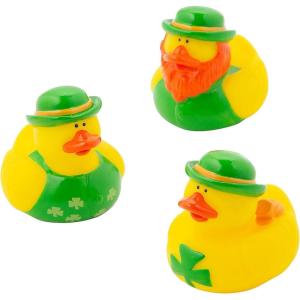 One Dozen (12) Irish St. Patrick’s Day Rubber Ducks