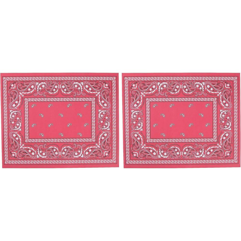 image:imageWestern Themed Paper Placemats Red Bandana Deisgn BBQ and Cowboy Party Supplies Bulk Set of 5016 inch x 13 inch Pack of 2