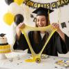 Fun Express Bulk 48 Pc. Mini Gold Star Glitter Putty with Graduation Cap Card