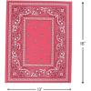 Western Themed Paper Placemats – Red Bandana Deisgn – BBQ and Cowboy Party Supplies – Bulk Set of 50(16 inch x 13 inch)