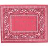 Western Themed Paper Placemats – Red Bandana Deisgn – BBQ and Cowboy Party Supplies – Bulk Set of 50(16 inch x 13 inch (Pack of 2))