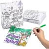 7 1/4″ x 9″ Color Your Own Medium Jungle VBS Paper Take Home Bags – 12 Piece, Vacation Bible School 2024