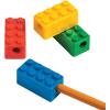Brick Block Pencil Sharpeners – Party Favors, Teacher Handouts and School Stationery – 12 Pieces