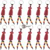 Father’s Day Beaded Keychain Craft Kit -12 – Crafts for Kids and Fun Home Activities (Pack of 2)(Small)