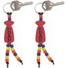 Father’s Day Beaded Keychain Craft Kit -12 – Crafts for Kids and Fun Home Activities (Pack of 2)(Small (Pack of 2))