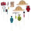 Fun Express DIG VBS Photo Booth Props – Apparel Accessories – VBS Vacation Bible School Supplies/Decor – 12 Pieces