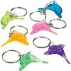 Fun Express Dolphin Key Chains (Bulk Set of 48) Party Favors and Toy Giveaways