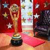 Fun Express Huge Vinyl Inflatable Movie Award Show Party Decoration – 4 Feet Tall Perfect for Hollywood Themed Events Red Carpet – Party Décor Movie Night Celebrations – 1 Piece – Gold