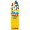 Fun Express Jesus Loves Me Religious Crayons – 24 packs with 4 crayons each – Church, Sunday School, and Giveaways