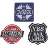 Fun Express Railroad VBS Patches – Colorful and Fun Apparel Accessories for Vacation Bible School – Jesus is The Ticket Design – Perfect for Kids Teachers and Volunteers – Set of 12 Pieces