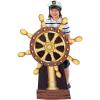 Fun Express Ship Wheel Cardboard Cutout Standup – Large Nautical Party Decorations & Pirate Props for Themed Events | 38.5″ x 50.75″ Freestanding Display for Photo Booth & VBS Supplies