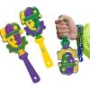 Mardi Gras Hand Clappers (set of 12) Fun Party Supplies and Noise Makers for Kids and Adults