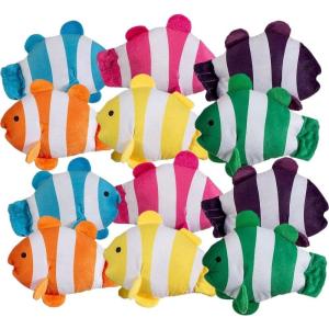 Fun Express Plush Clown Loach Fish – Toys – VBS Vacation Bible School Supplies/Decor – 12 Pieces