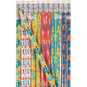 Fun Express Under The Sea Pencils – VBS Vacation Bible School Supplies/Decor- Educational And Learning Activities For Kids – 24 Pieces
