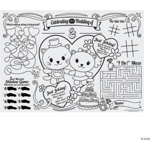 Kids Table Activity PLACEMATS (DZ) – Party Supplies – 12 Pieces