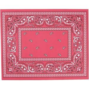 Western Themed Paper Placemats – Red Bandana Deisgn – BBQ and Cowboy Party Supplies – Bulk Set of 50(16 inch x 13 inch)