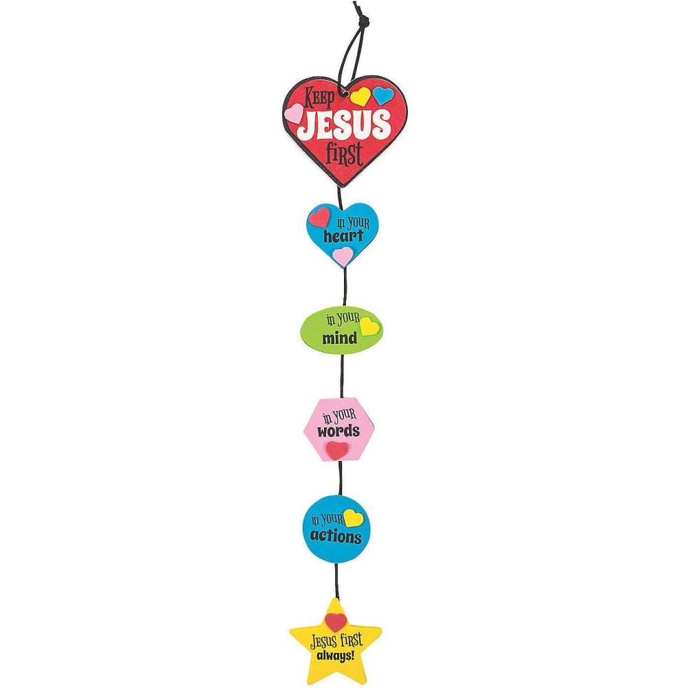 image:imageKeep Jesus First in Your Heart Craft Kit  Crafts for Kids and Fun Home Activities