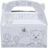 Color Your Own Valentine Mail Box – Set of 12 – Crafts for Kids and Fun Home Activities