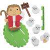 Fun Express 3D Good Shepherd Craft Kit – Creative DIY Craft Kits for Kids Perfect for Easter & Religious Activities – Includes Paints Brushes and Easy-to-Follow Instructions – 12 Pieces