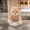 Fun Express Beige Stuffed Bear – Soft Cuddly Plush Toy for Kids Toddlers & Plush Toy Collectors – Ideal Gift for Birthdays Baby Showers Holidays & Special Occasions Huggable – 1 Piece