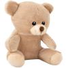 Fun Express Beige Stuffed Bear – Soft Cuddly Plush Toy for Kids Toddlers & Plush Toy Collectors – Ideal Gift for Birthdays Baby Showers Holidays & Special Occasions Huggable – 1 Piece