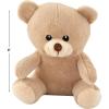 Fun Express Beige Stuffed Bear – Soft Cuddly Plush Toy for Kids Toddlers & Plush Toy Collectors – Ideal Gift for Birthdays Baby Showers Holidays & Special Occasions Huggable – 1 Piece