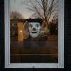 Scary Peeper Tapping Clown Halloween Decoration – 8″ x 12″ x 12″ (1 Pc.) – Scary Realistic Design – Perfect for Halloween Parties, Haunted Houses, & Pranks(Clown)