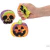 Spooky Halloween Tie Dye Stress Balls in PDQ- 3″ (12 Pcs.) – Colorful Foam Squishies – Fun & Soft Relief Toys Ideal for Trick-or-Treaters