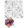 8″ x 8″ Bulk 48 Pieces Color Your Own Ten Commandments Paper Origami