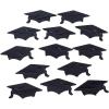Fun Express – Black Graduation Hat Confetti(2oz) for Graduation – Party Decor – General Decor – Confetti – 1 Piece