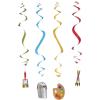 Little Painter Hanging Swirl Decorations | Assorted | 12 Pcs.