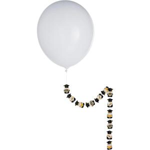 Congrats Graduation Balloon Tails, 6 Pieces(Gnome)