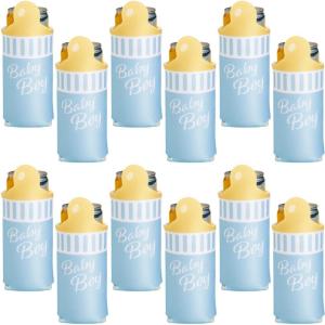 Fun Express Boy Baby Bottle Slim Can Sleeves – 12 Pc(Blue)