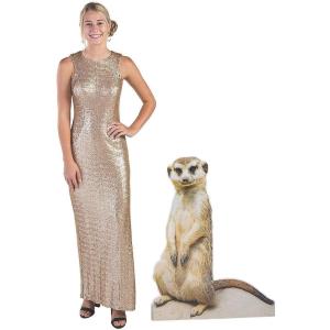 Meerkat Cardboard Stand-Up – Party Decor – 1 Piece