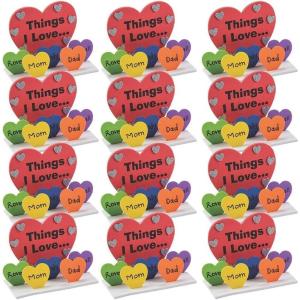 Things I Love Heart Craft Kit -12 – Crafts for Kids and Fun Home Activities