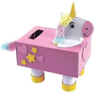 Unicorn Valentine Card Box Craft Kit – Crafts for Kids and Fun Home Activities