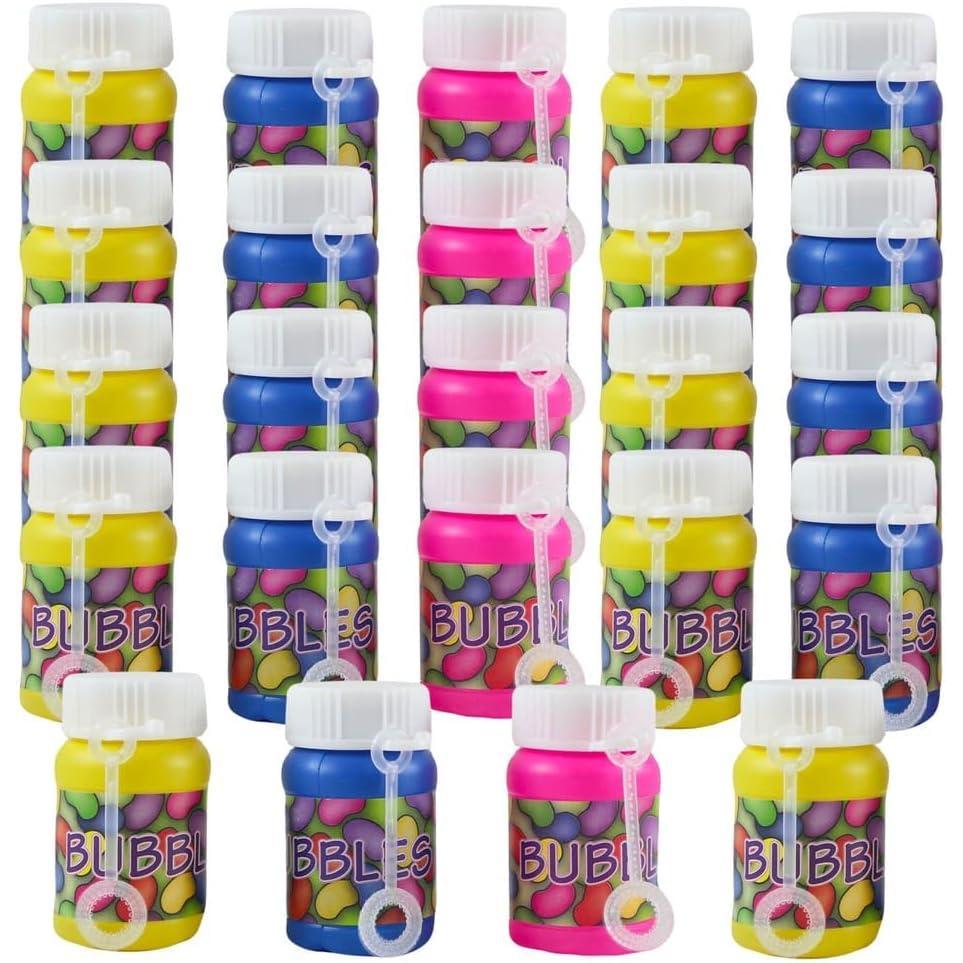 image:imageEaster Bubble Bottles with Jelly Bean Designs Set of 24 Easter Basket Toys