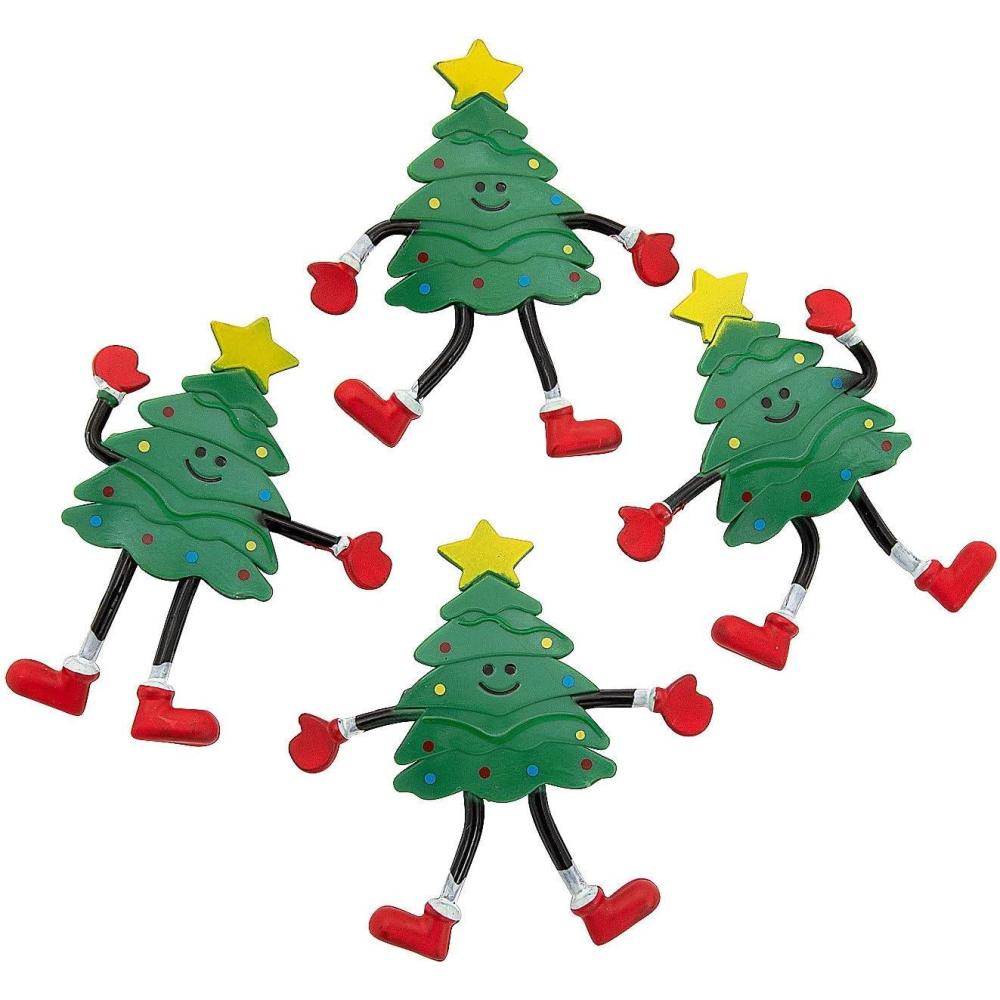 image:imageFun Express Bendable Christmas Tree for Christmas Character Toys 12 Pieces