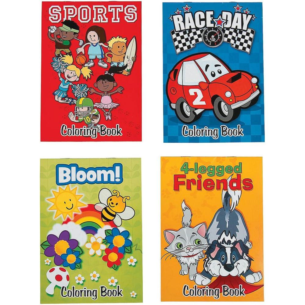 image:imageFun Express Everyday Fun Coloring Books 6 Dz Stationery Activity Books Coloring Books 72 Pieces