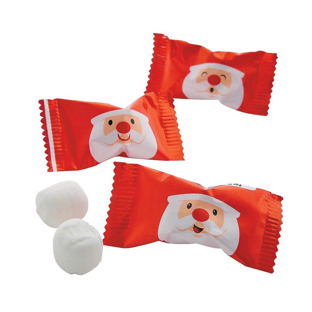 image:imageFun Express Butter Mints Bulk Candy Individually Wrapped 108 Count  Premium Christmas Holiday Dinner Mints for Office Parties amp Events  Santa Wrapper Design  GlutenFree Natural Sugar Treats