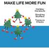 Fun Express – Bendable Christmas Tree for Christmas – Character Toys – 12 Pieces